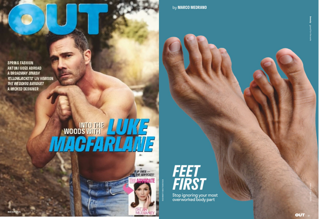 As seen in OUT Magazine