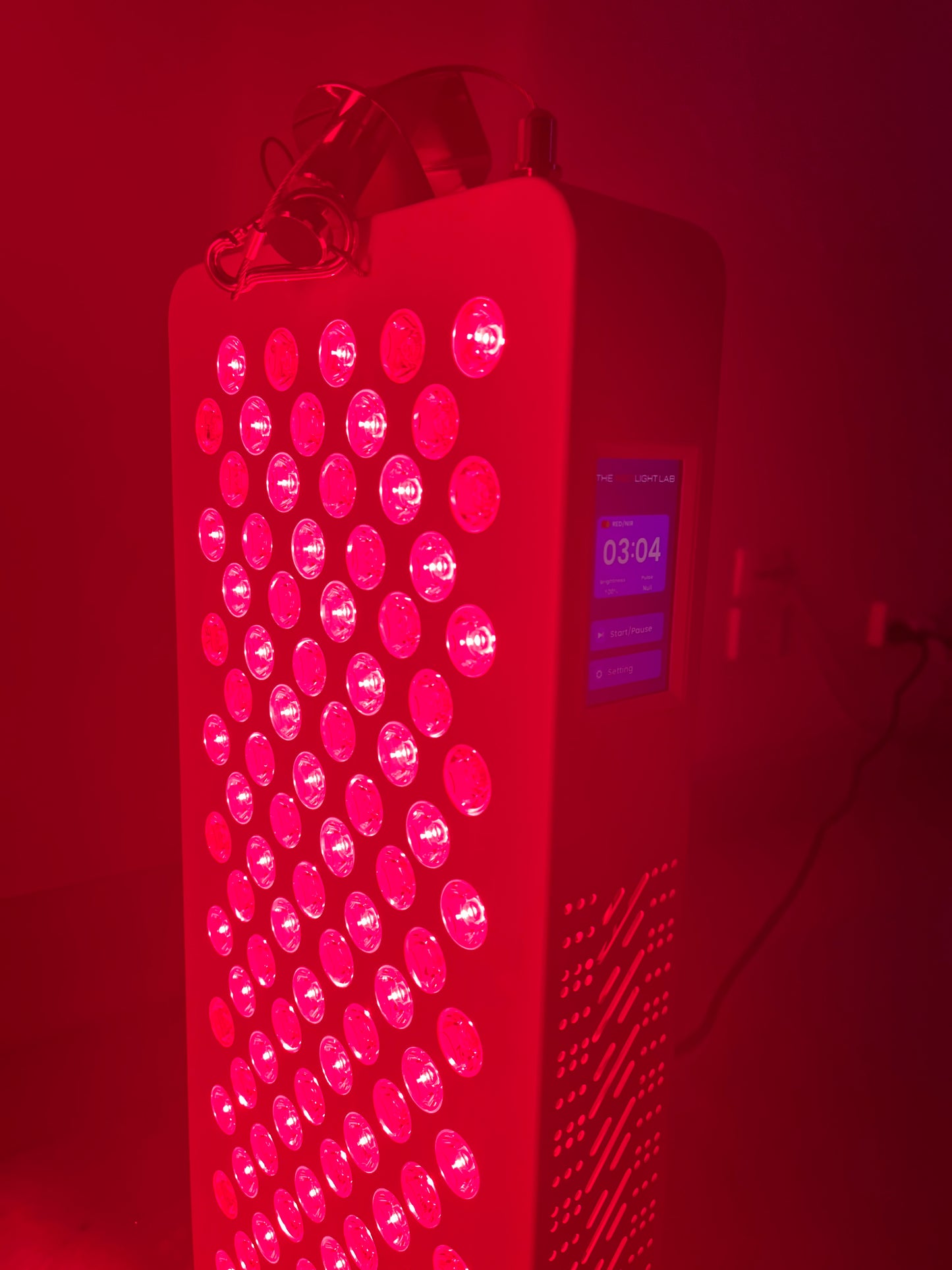 Red Light Therapy Panel Medium Close up