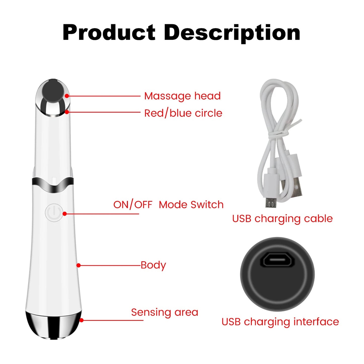Targeted LED Therapy Beauty Wand