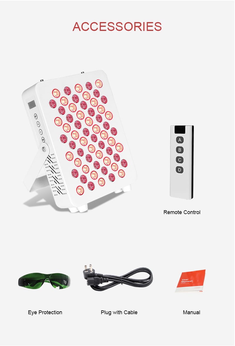 Small LED Light Therapy Panel Accessories
