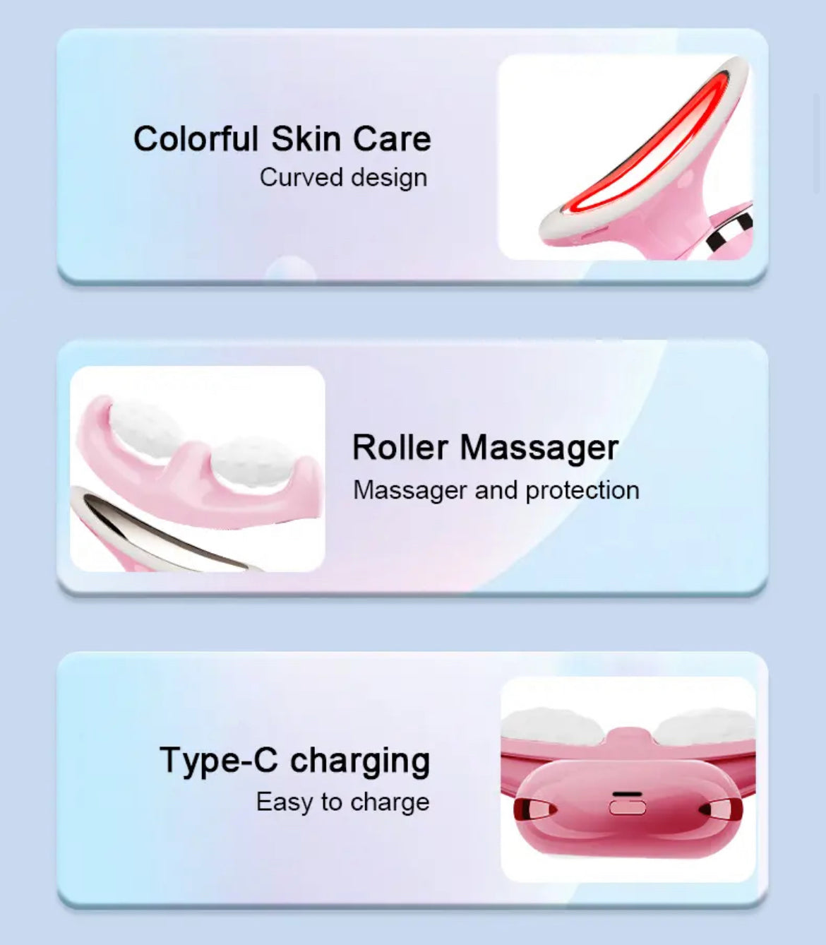 2-in-1 Face & Neck Massager