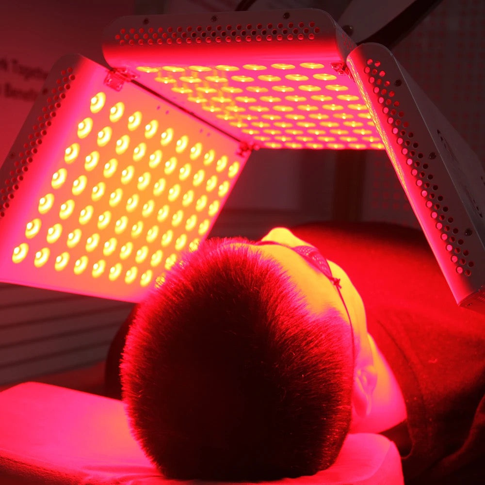 LED Light Therapy Panel on Stand