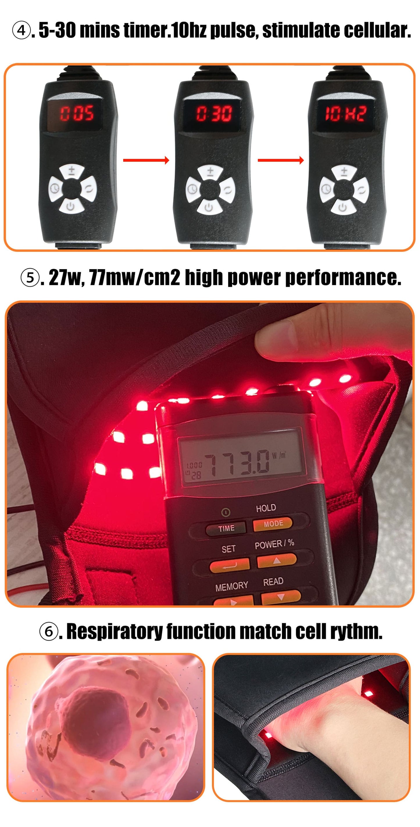red light therapy cell stimulation