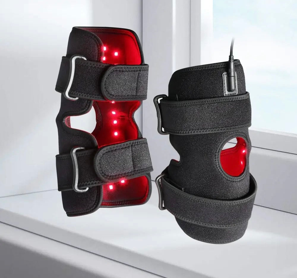 LED therapy kneepad for pain relief