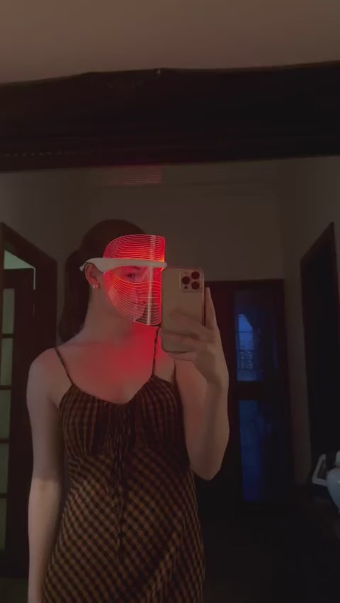 LED Mask In use and results