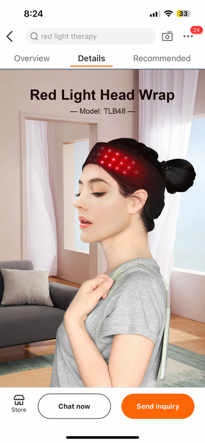 Red Light Therapy Headband