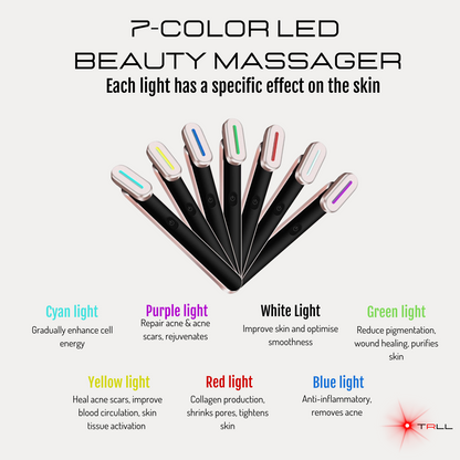7-Color LED Light Beauty Massager