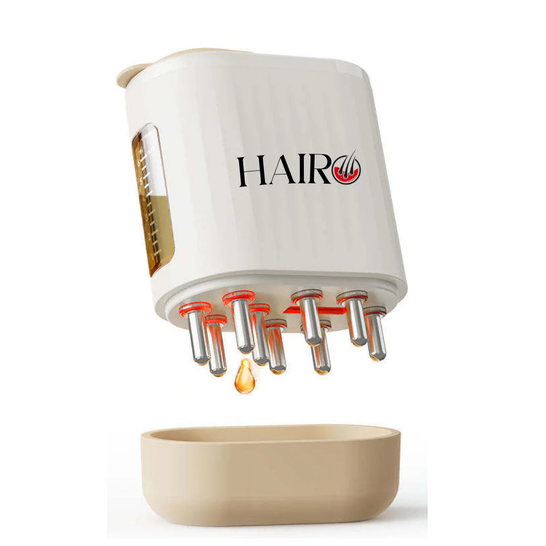 Hairo 2-in-1 Hair Growth Oil Applicator with Red Light Therapy