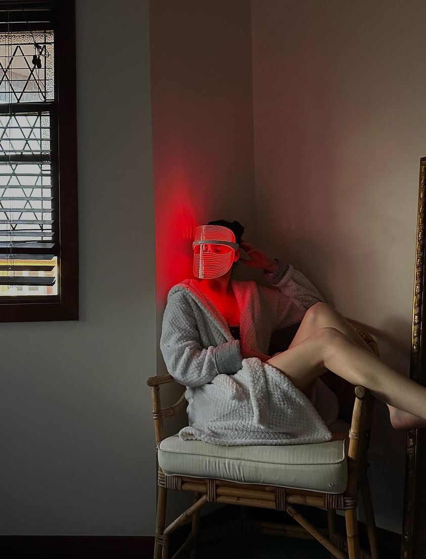 Red Light LED Therapy Face Mask The Red Light Lab