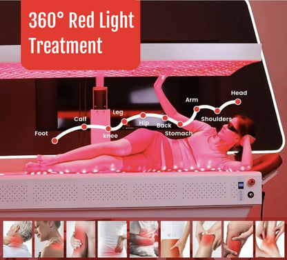 Full Body Red Light Therapy Treatment Bed