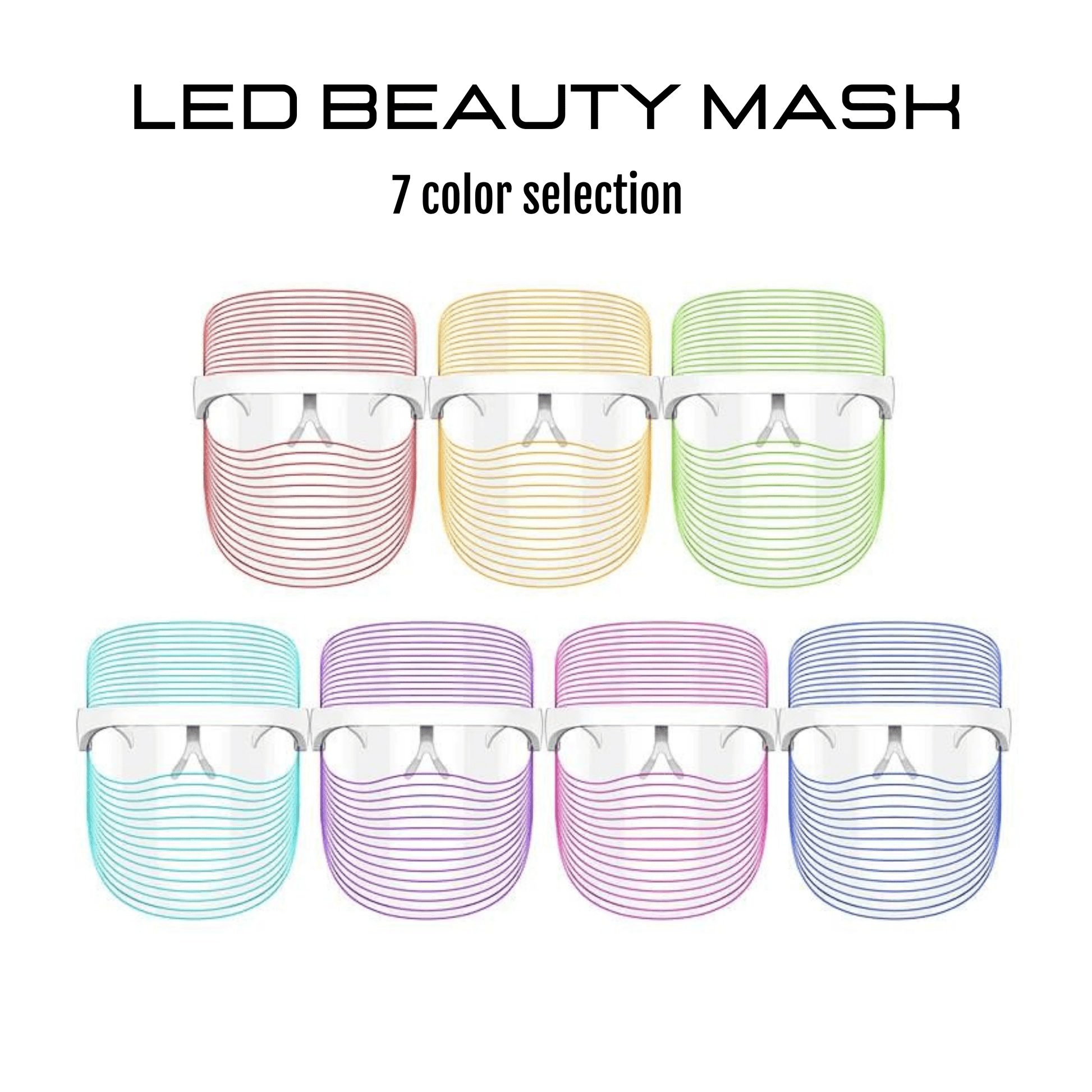 Red Light LED Therapy Face Mask for Skincare