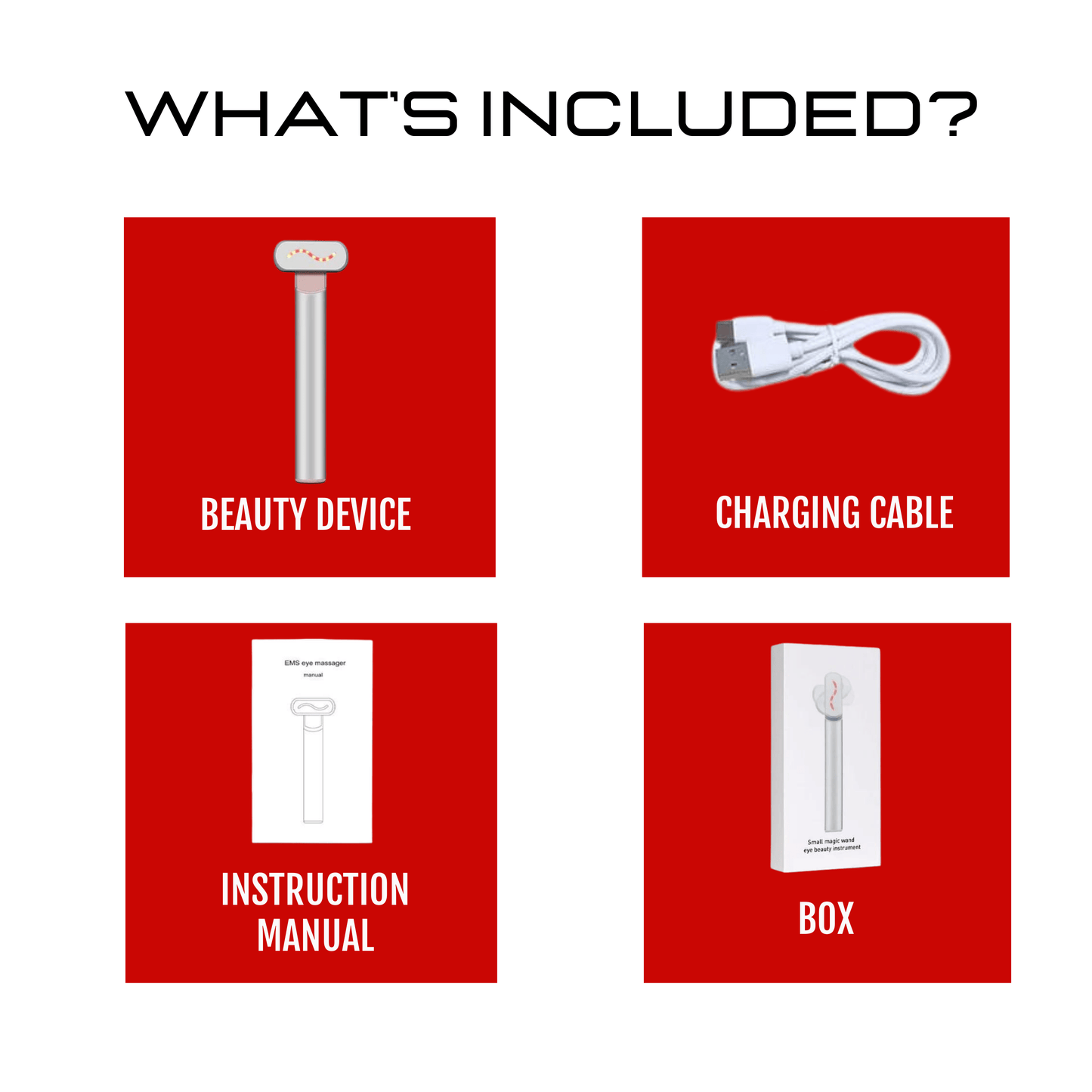 What's included beauty massager
