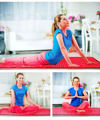 Red light therapy yoga mat